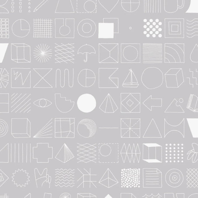 100 Things Wallcovering by Makelike - Grey