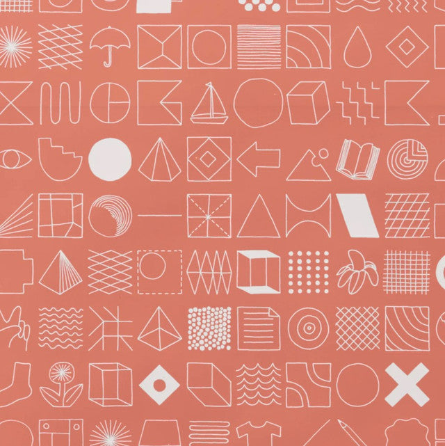 100 Things Wallcovering by Makelike - Red