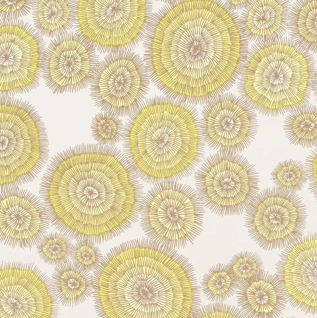 Burst Wallcovering by Makelike - Yellow
