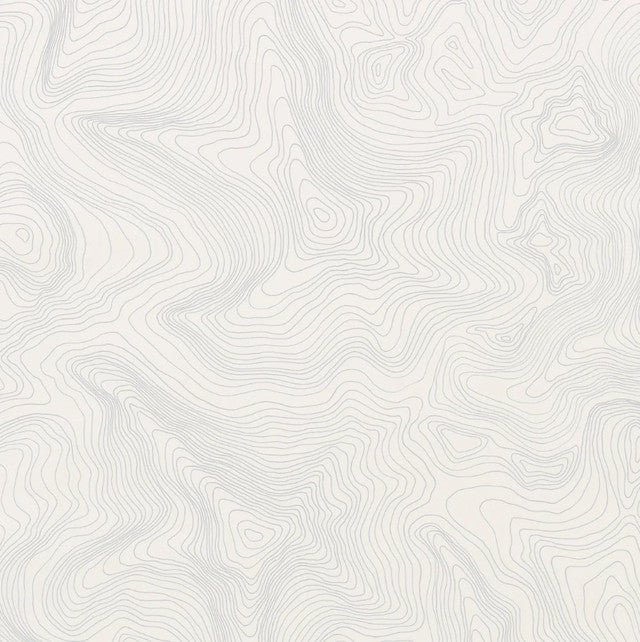 Contour Wallcovering by Makelike - Grey