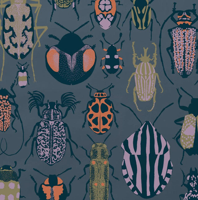 Parade Makelike Wallcovering by Makelike - Blue