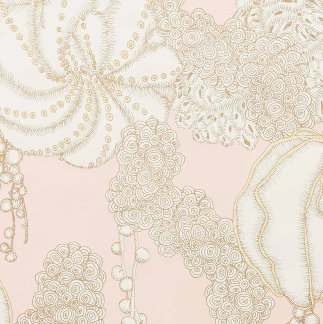 Succulent Wallcovering by Makelike - Pink