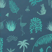 Wild Wallcovering by Makelike - Blue