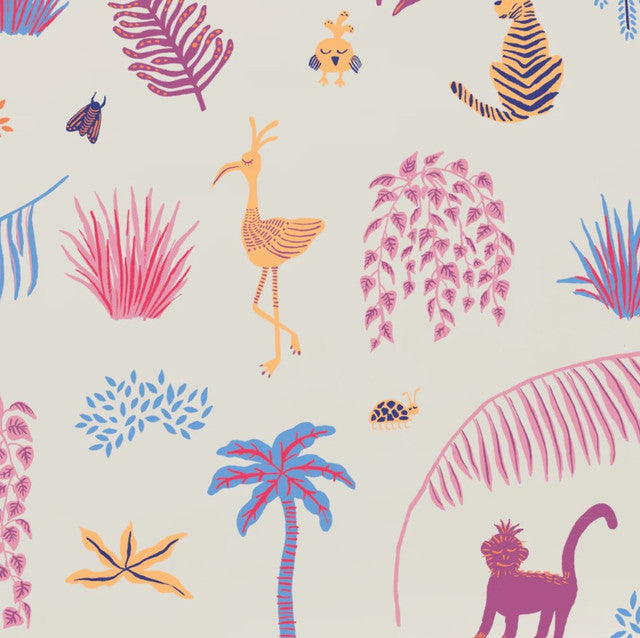 Wild Wallcovering by Makelike - Purple