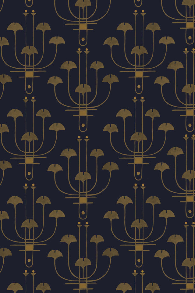 Candelabra Wallcovering by Papier - Ganache