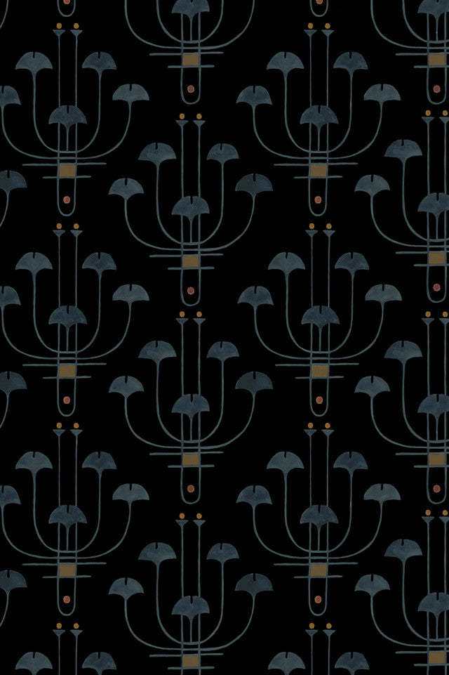 Candelabra Wallcovering by Papier - Beetle Wings