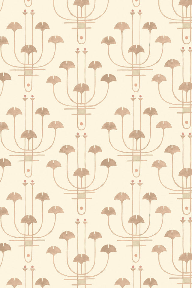 Candelabra Wallcovering by Papier - Baby Powder