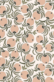 Citrus Lemon Papier Wallcovering by Papier - Apricot Haze
