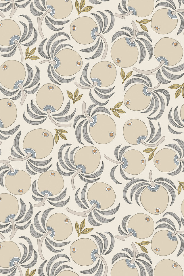 Citrus Lemon Papier Wallcovering by Papier - Plein Air