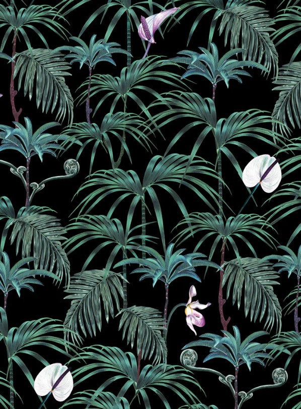 Elysian Palms Wallcovering by Witch & Watchman - Green