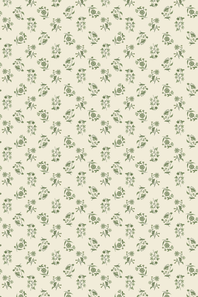 Floral Cascade Wallcovering by Papier - Gentle Fawn