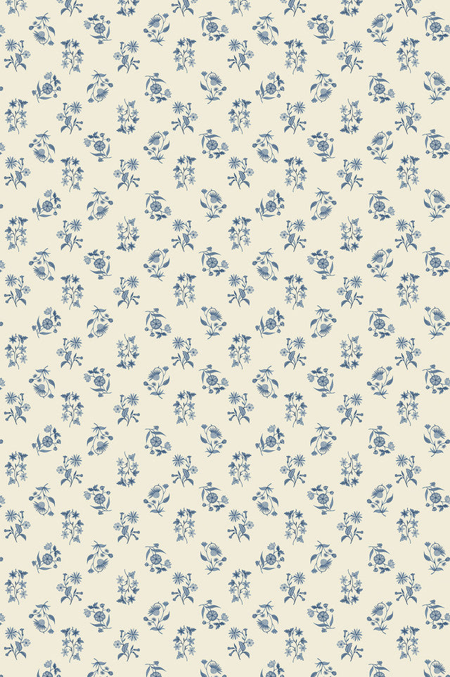 Floral Cascade Wallcovering by Papier - Seashell Hue