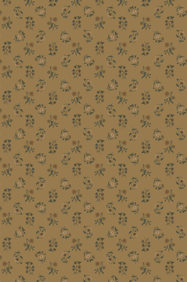 Floral Cascade Wallcovering by Papier - Toasted Almond