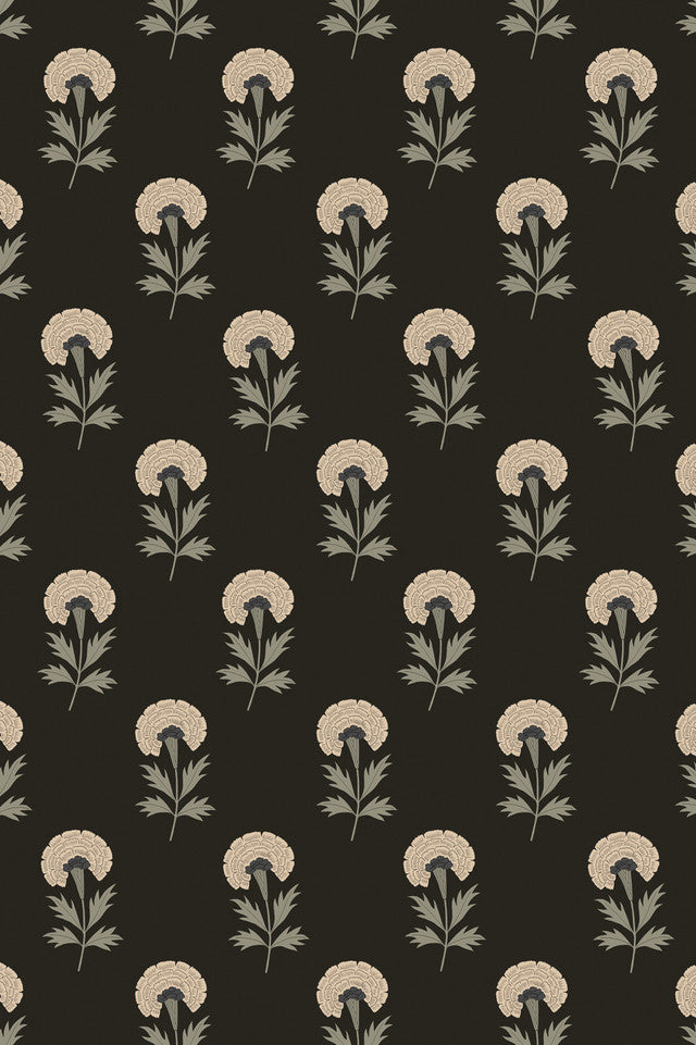 Floral Treasures Wallcovering by Papier - Deep Depths