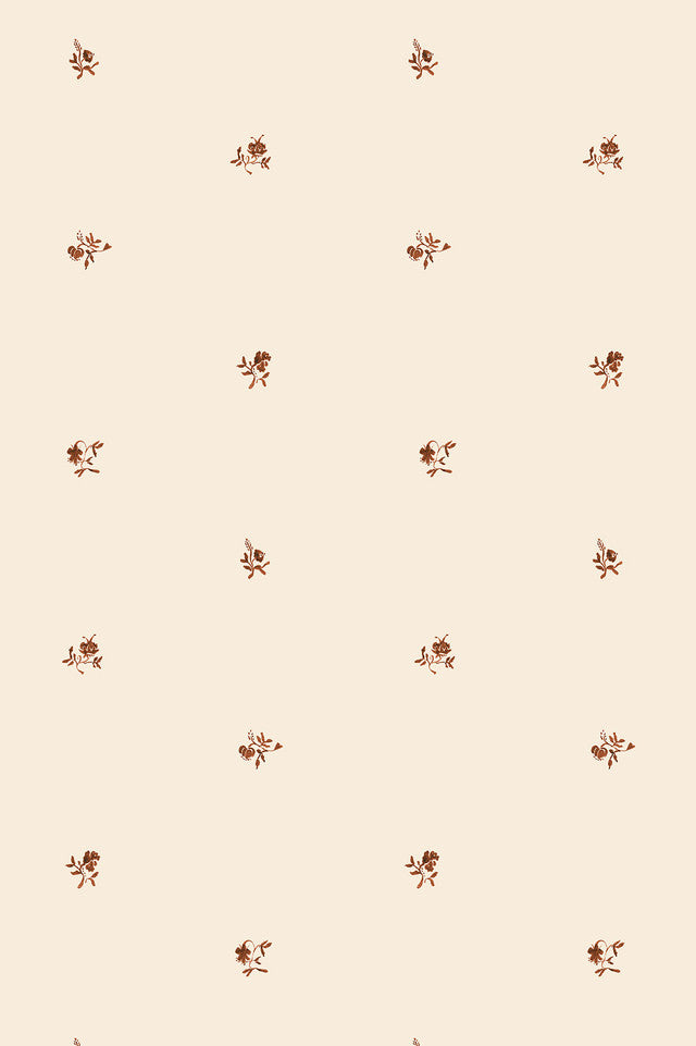 Florienne Wallcovering by Papier - Pale Driftwood