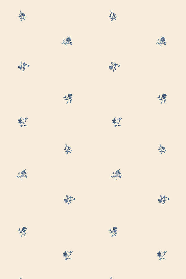 Florienne Wallcovering by Papier - Soft Pebble