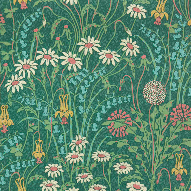 Flower Meadow Wallcovering by Maxwell - Forest