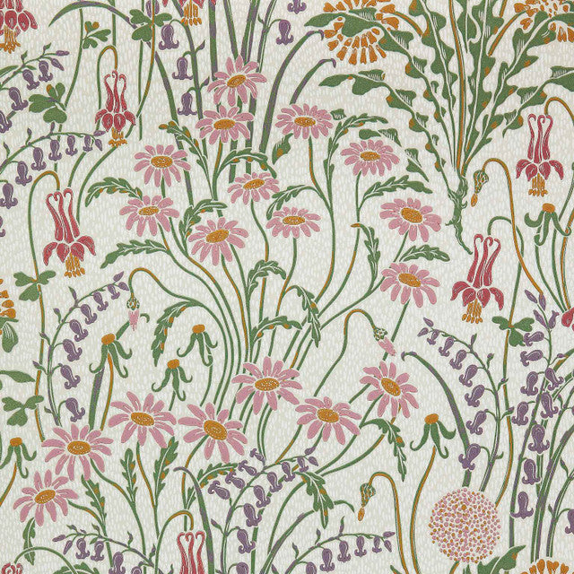 Flower Meadow Wallcovering by Maxwell - Cream