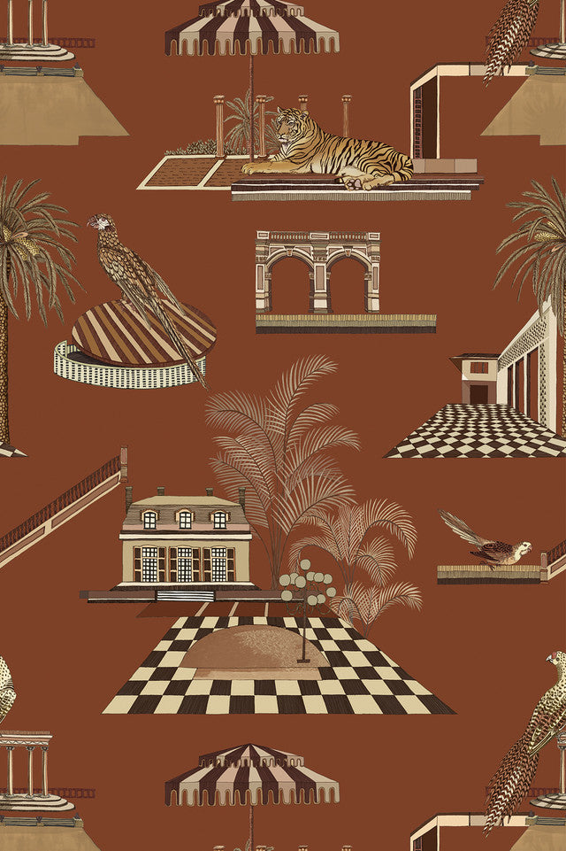 Golden Age Wallcovering by Papier - Ginger Bread