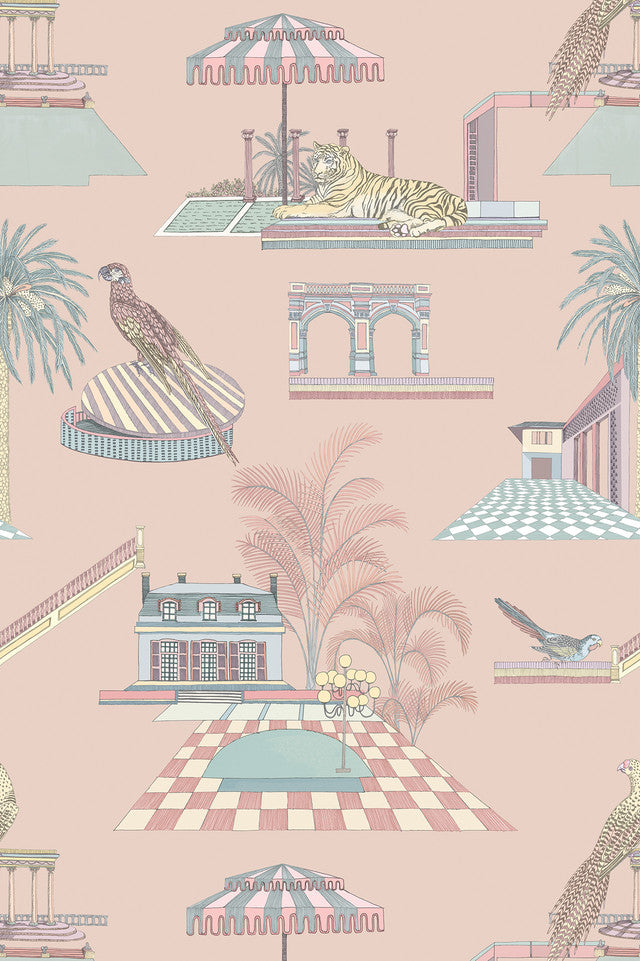 Golden Age Wallcovering by Papier - Tickled Pink