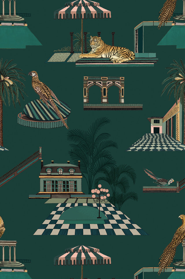 Golden Age Wallcovering by Papier - Rain Forest