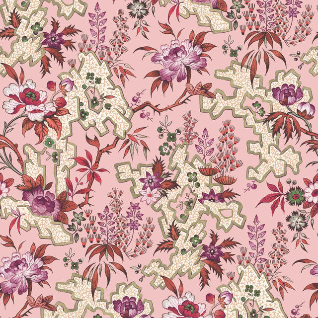 Kilburn's Maze Wallcovering by Maxwell - Blush