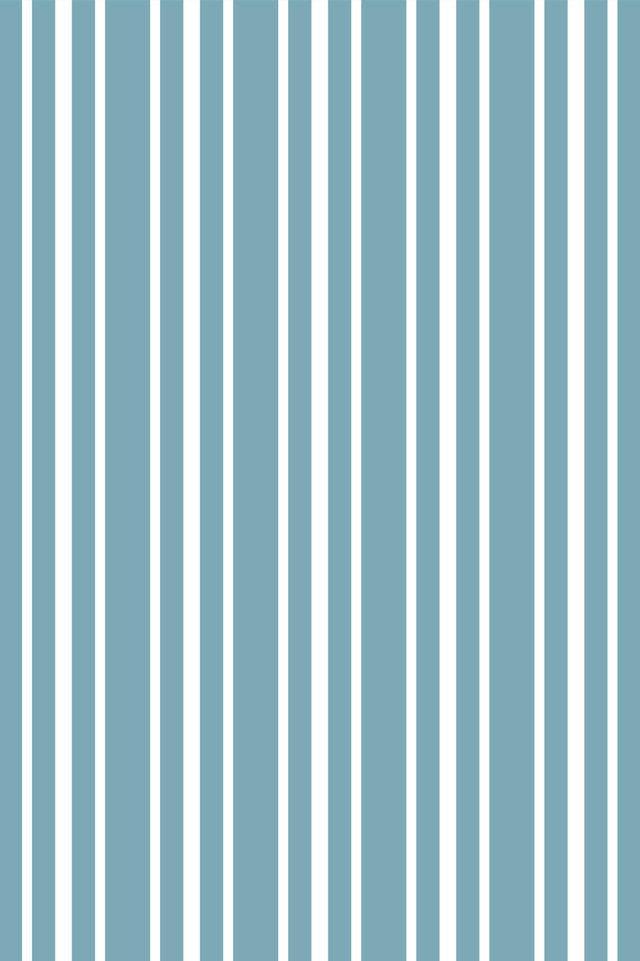 Beach House Wallcovering by Papier - Blue Surf