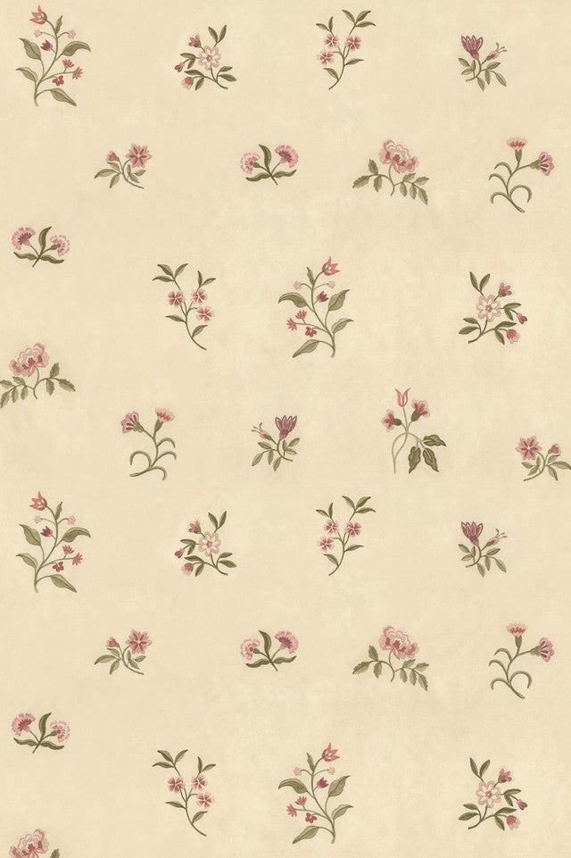 Lovers Bloom Wallcovering by Papier - Silver Peony