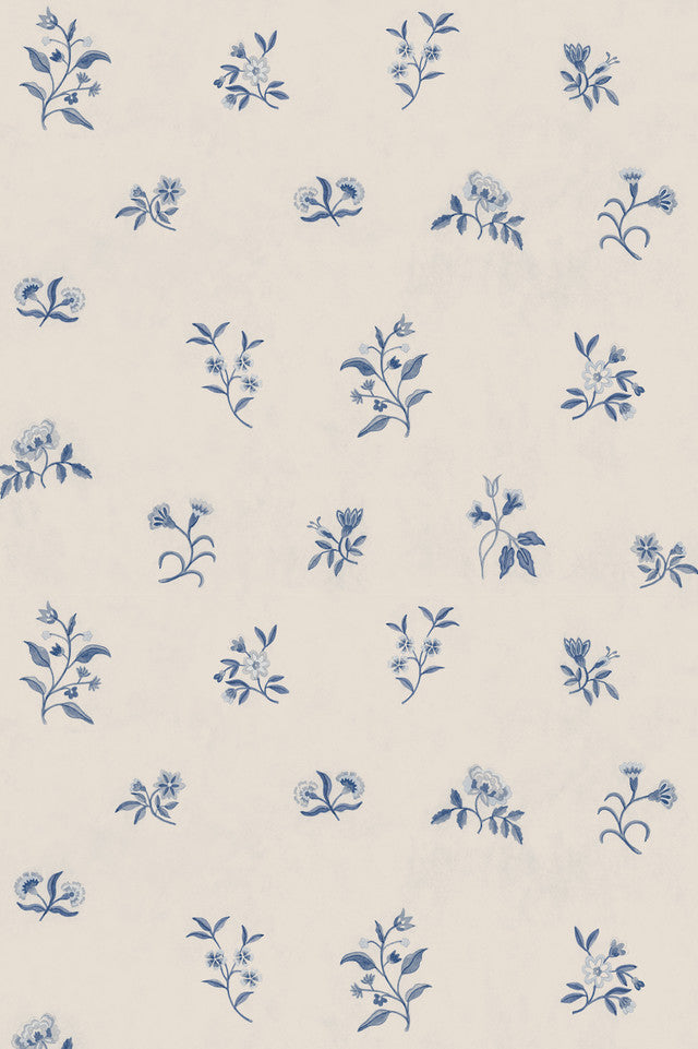 Lovers Bloom Wallcovering by Papier - Blueberry Pancake
