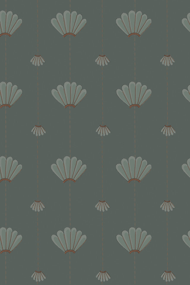 Nautical Treasures Wallcovering by Papier - Almost Aqua