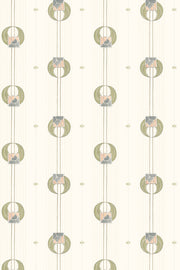 Needle and Thread Wallcovering by Papier - Olive Branch