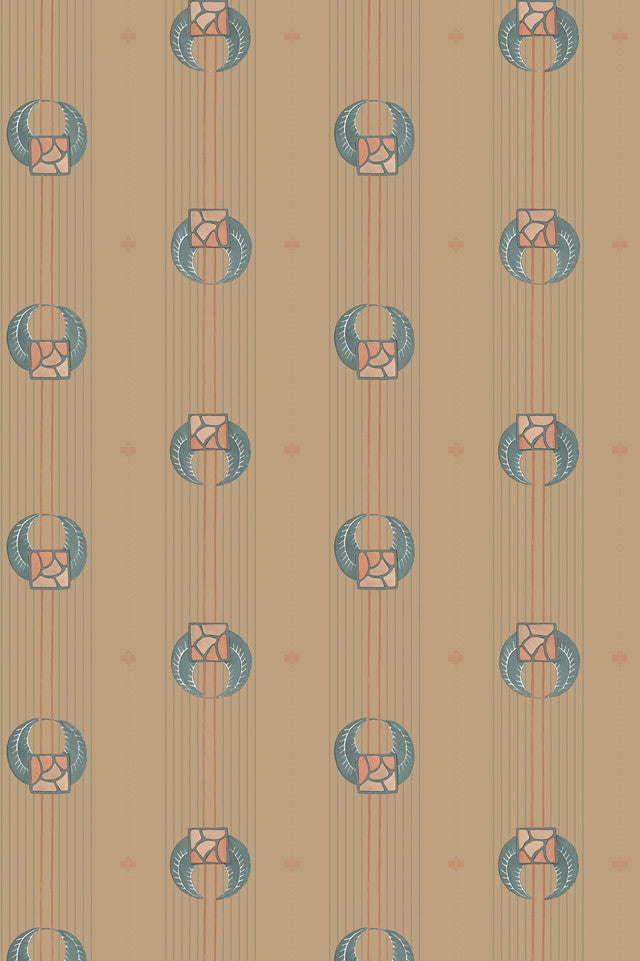 Needle and Thread Wallcovering by Papier - Moonlight
