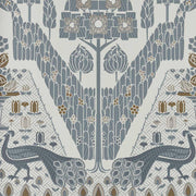 Peacock Topiary Wallcovering by Maxwell - Monochrome