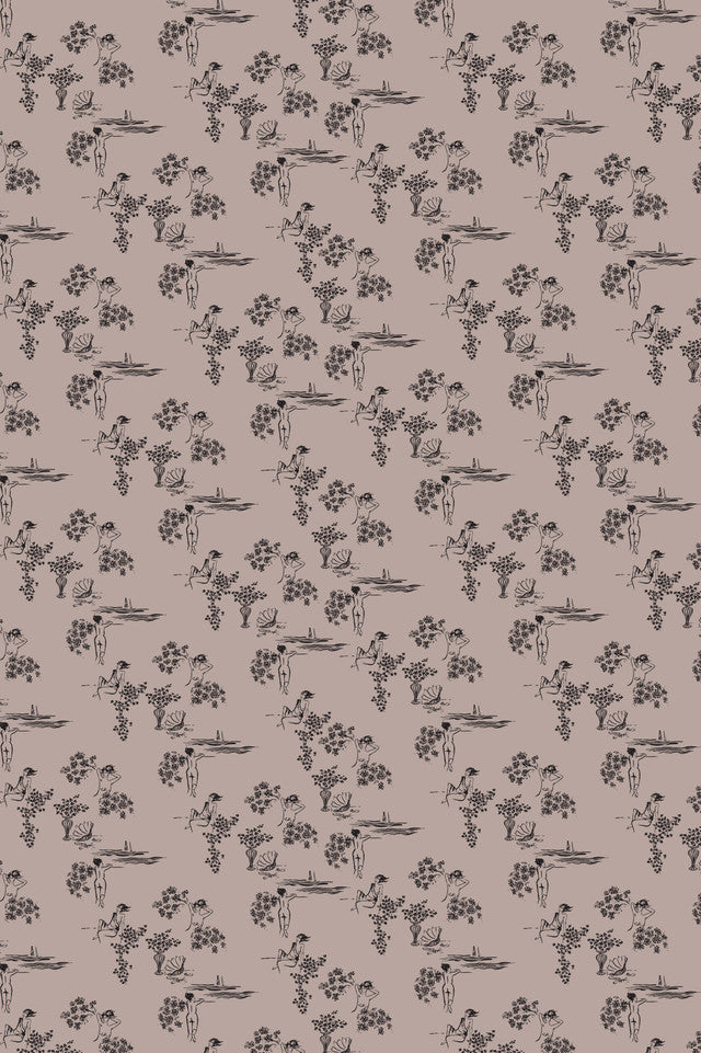 Sisters Wallcovering by Papier - Perfect Oake
