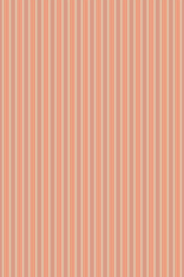Villa Lemon Papier Wallcovering by Papier - Living Coral