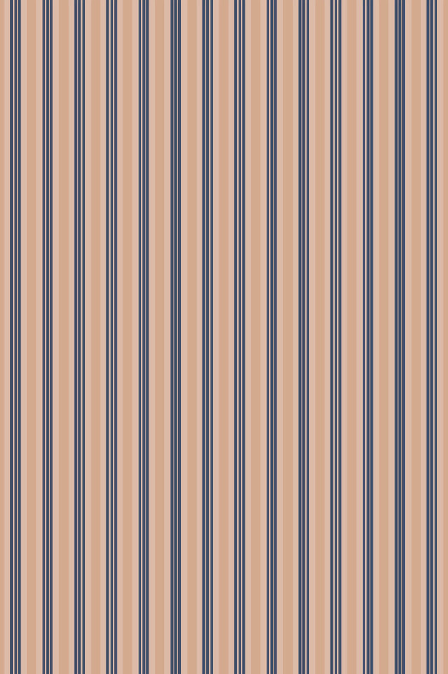 Villa Lemon Papier Wallcovering by Papier - Wisteria Apricot