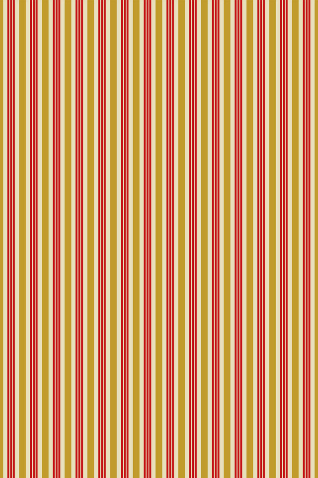 Villa Lemon Papier Wallcovering by Papier - Tangerine
