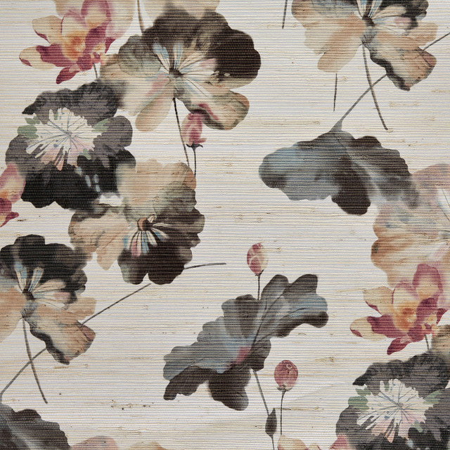 Water Lilies Grass Wallcovering by Maxwell - Bracken