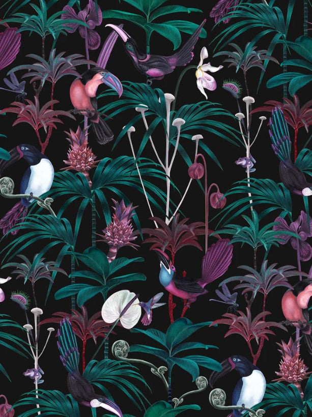 Xanadu Wallcovering by Witch & Watchman - Dark