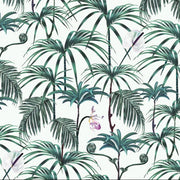 Elysian Palms Fabric by Witch & Watchman - Green