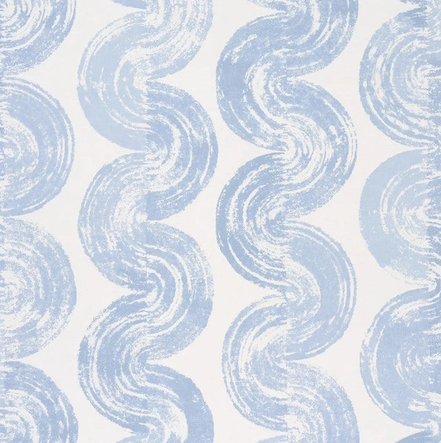 1975 Wallcovering by Schumacher - Soft Blue