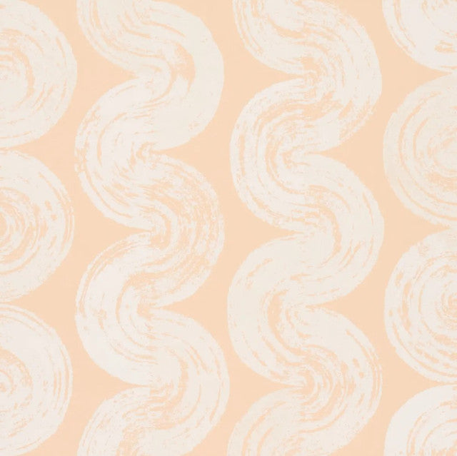 1975 Wallcovering by Schumacher - Peach