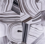 Agate Slice Wallcovering by Schumacher - Black & White