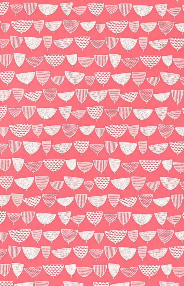 Allsorts Wallcovering by MissPrint - Coral