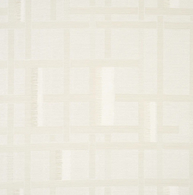 Axel Plaid Wallcovering Wallcovering by Schumacher - Parchment