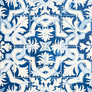 Azulejos Wallcovering by Schumacher - Azure
