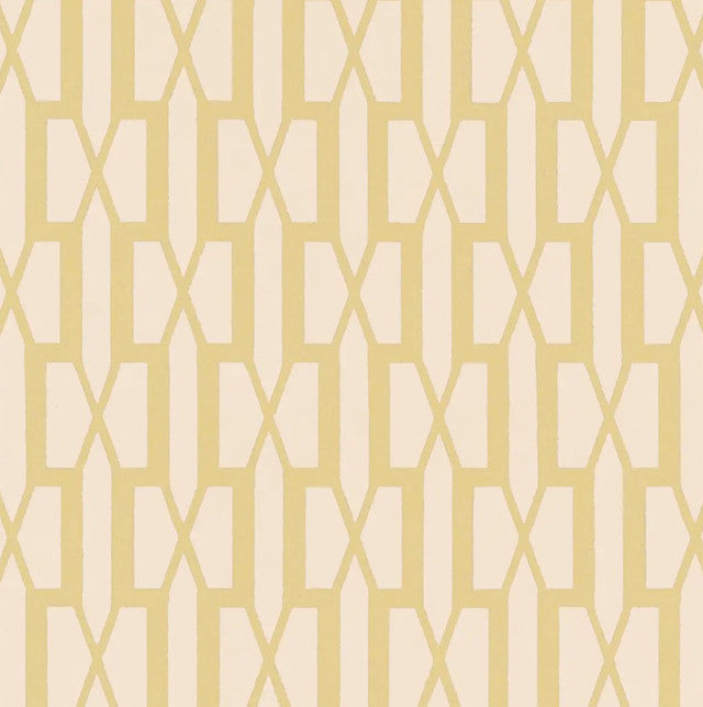 Belvedere Wallcovering by Schumacher - Straw