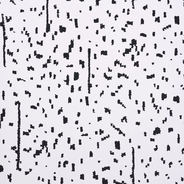 Bespotted Wallcovering by Schumacher - Black