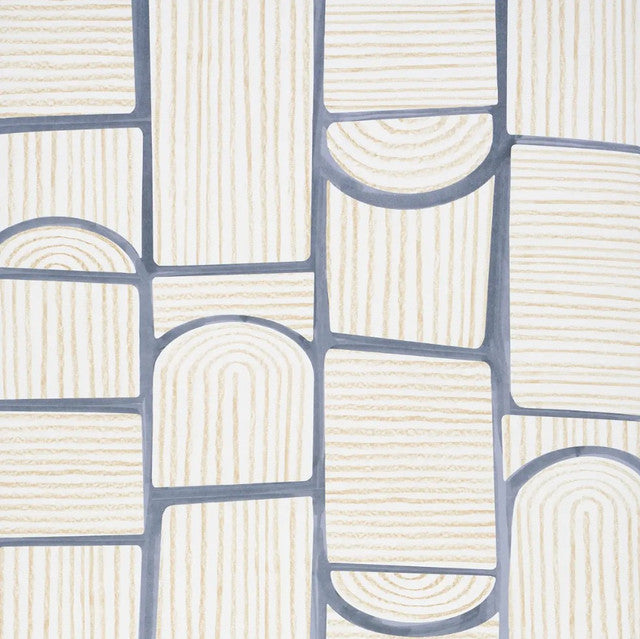 Bloomsbury Wallcovering by Schumacher - Slate