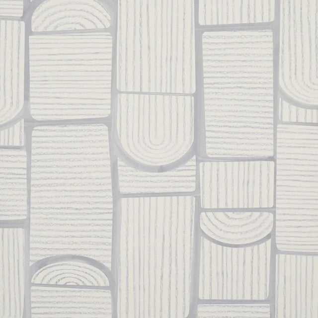 Bloomsbury Wallcovering by Schumacher - Cool Grey